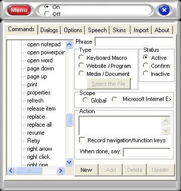 Say-Now (voice recognition) Screenshot